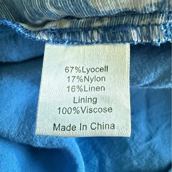 Tuckernuck Limoges Floral Royal Shirt Dress Medium - Picture 11 of 14